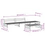 Set Salotto da Giardino 4 pz in Legno Massello di Douglas