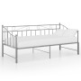 Telaio Divano Letto Estraibile Grigio in Metallo 90x200 cm