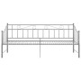 Telaio Divano Letto Estraibile Grigio in Metallo 90x200 cm