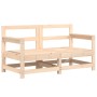 Set Salotto da Giardino 6 pz in Legno Massello di Pino