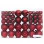 Palline di Natale 100 pz Rosso Vino 3 / 4 / 6 cm