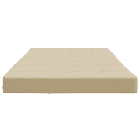 Cuscini per Sedia a Sdraio 2 pz Beige in Tessuto Oxford