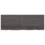 Ripiano Marrone Scuro 140x50x(2-4) cm Massello Rovere Trattato