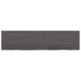 Ripiano Marrone Scuro 160x40x(2-4) cm Massello Rovere Trattato