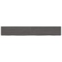 Ripiano Marrone Scuro 200x30x(2-6) cm Massello Rovere Trattato