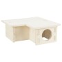 TRIXIE Casetta per Roditori con 3 Camere 25x10x25 cm in Legno