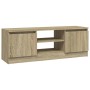 Mobile Porta TV con Anta Rovere Sonoma 102x30x36 cm