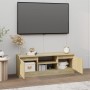 Mobile Porta TV con Anta Rovere Sonoma 102x30x36 cm