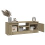 Mobile Porta TV con Anta Rovere Sonoma 102x30x36 cm