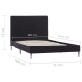 Giroletto Nero in Tessuto 90x200 cm