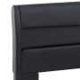Giroletto con LED Nero in Similpelle 160x200 cm