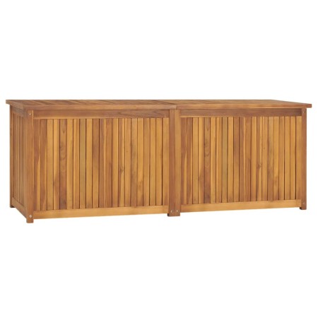 Cassa da Giardino 150x50x55 cm in Legno Massello di Teak