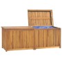 Cassa da Giardino 150x50x55 cm in Legno Massello di Teak