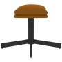 Poggiapiedi Marrone 60x60x36 cm in Velluto