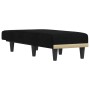 Chaise Longue in Tessuto Nero