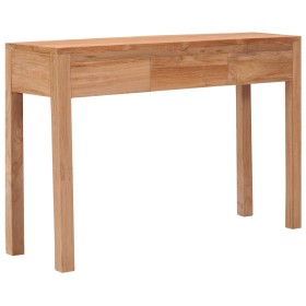 Tavolo Consolle 110x35x75 cm in Legno Massello di Teak