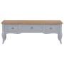 280048 Mobile Porta TV Grigio 100x35x35 cm in Legno