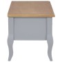 280048 Mobile Porta TV Grigio 100x35x35 cm in Legno