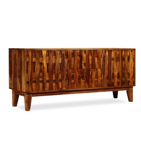 Credenza in Legno Massello di Sheesham 160x45x70 cm