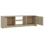 Mobile Porta TV Rovere Sonoma 120x30x37,5 cm Legno Multistrato