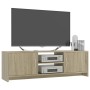 Mobile Porta TV Rovere Sonoma 120x30x37,5 cm Legno Multistrato