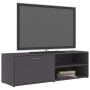 Mobile Porta TV Grigio 120x34x37 cm in Legno Multistrato