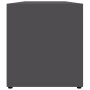 Mobile Porta TV Grigio 120x34x37 cm in Legno Multistrato