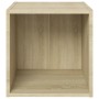 Mobile Porta TV Rovere Sonoma 37x35x37 cm in Legno Multistrato