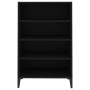 Credenza Nera 57x35x90 cm in Legno Multistrato