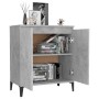 Credenza Grigio Cemento 60x35x70 cm in Legno Multistrato