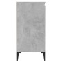 Credenza Grigio Cemento 60x35x70 cm in Legno Multistrato