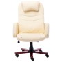 Sedia da Ufficio Crema in Similpelle