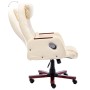 Sedia da Ufficio Crema in Similpelle