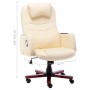 Sedia da Ufficio Crema in Similpelle