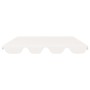 Baldacchino per Dondolo Giardino Bianco 188/168x145/110 cm