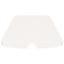 Baldacchino per Dondolo Giardino Bianco 188/168x145/110 cm