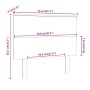 Testiera per Letto 79x6x82,5 cm Legno Massello di Pino