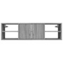Mensola a Muro Grigio Sonoma 102x30x29 cm Legno Multistrato