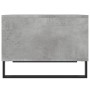 Tavolino Salotto Grigio Cemento 60x50x36,5 cm Legno Multistrato