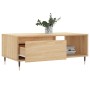 Tavolino Salotto Rovere Sonoma 90x50x36,5 cm Legno Multistrato