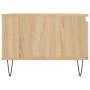 Tavolino Salotto Rovere Sonoma 90x50x36,5 cm Legno Multistrato