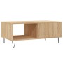 Tavolino Salotto Rovere Sonoma 90x50x36,5 cm Legno Multistrato