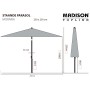 Madison Ombrellone Moraira 230x230 cm Verde