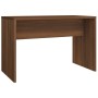 Sgabello da Toeletta Marrone Fumo 70x35x45 cm Legno Multistrato