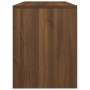 Sgabello da Toeletta Marrone Fumo 70x35x45 cm Legno Multistrato