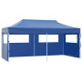 Tenda per Feste Pop-up Pieghevole Blu 3 x 6 m