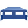 Tenda per Feste Pop-up Pieghevole Blu 3 x 6 m