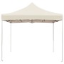 Gazebo Professionale Pieghevole in Alluminio 3x3m Crema