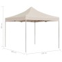 Gazebo Professionale Pieghevole in Alluminio 3x3m Crema