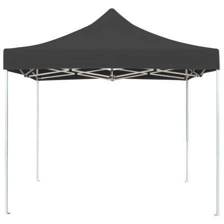 Gazebo Professionale Pieghevole in Alluminio 3x3 m Antracite